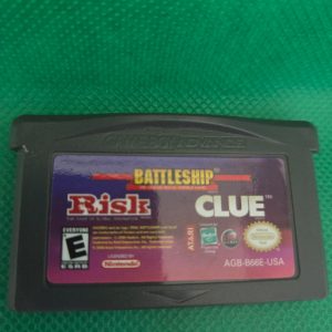 GAMEBOY ADVANCE  RISK/BATTLESHIP/CLUE