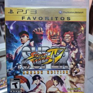 PS3 Street Fighter IV SUPER ARCADE EDITION USADO