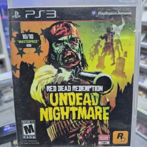 PS3 RED DEAD REDEMPTION UNDEAD NIGHTMARE USADO