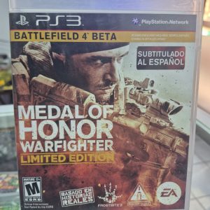 PS3 Medal Of Honor WARFIGHTER LIMITED EDITION