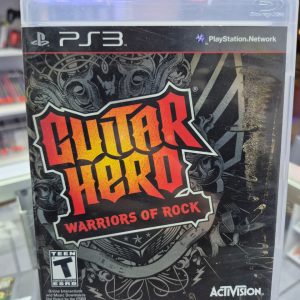 PS3 GUITAR HERO WARRIORS OF ROCK USADO