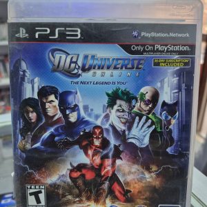PS3 DC UNIVERSE ONLINE THE NEXT LEGENDS IS YOU USADO