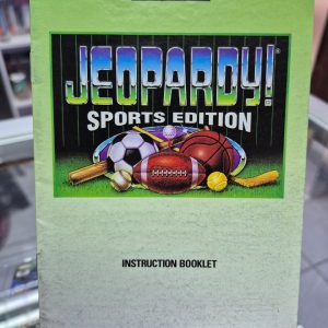 MANUAL JEOPARDY SPORT EDITION