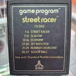 ATARI GAME PROGRAM STREET RACER CX-2612