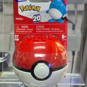 FIGURA MEGA CONSTRUX POKEMON POKEBOLA MARILL