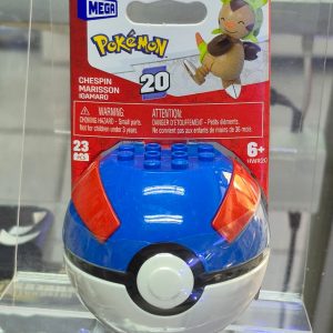 FIGURA MEGA CONSTRUX POKEMON POKEBOLA CHESPIN