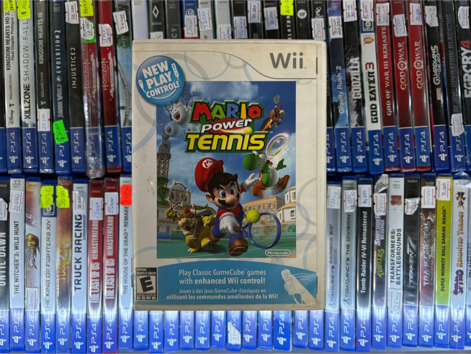 WII MARIO POWER TENNIS