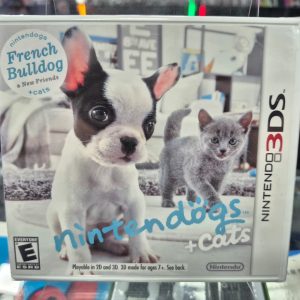 NINTENDOGS FRENCH BULLDG + CATS SELLADO