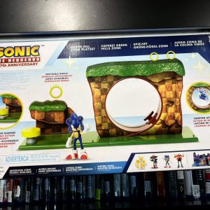 Sonic The Hedgehog Green Hill Zone Playset Con Figura 2.5