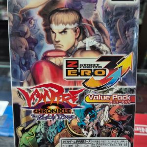 VALUE PACK STREET FIGHTER ZERO 3 + VAMPIRE CHRONICLE SELLADO