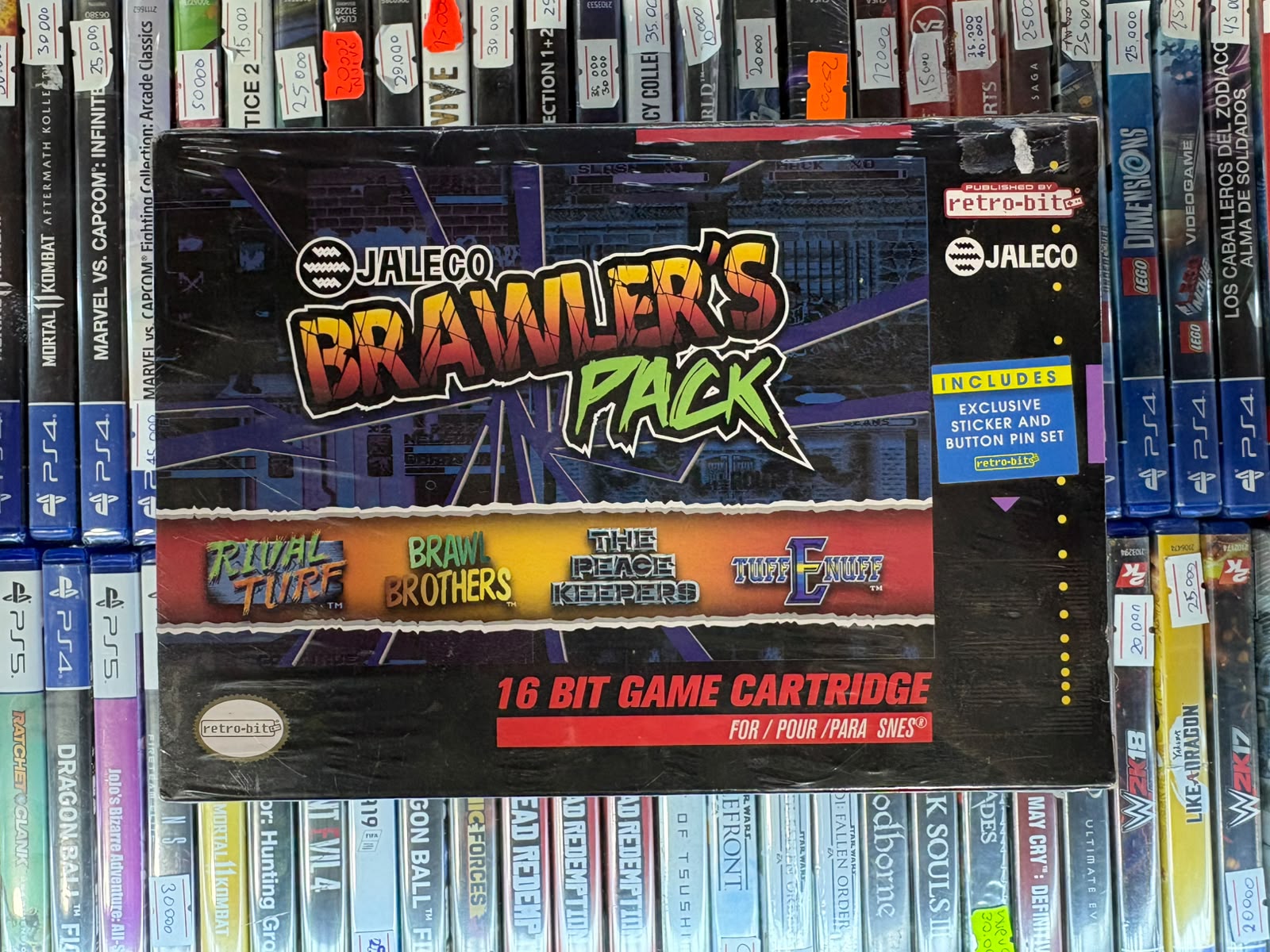 Jaleco Brawlers Pack Super Nintendo SNES Collector's Edition